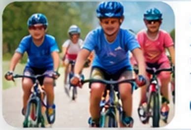 Imagem conceitual de ciclismo social